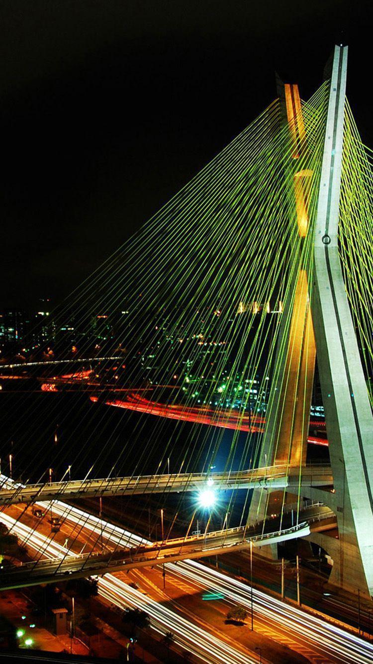 Sao Paulo Bridge iPhone 6 Wallpapers, iPhone 6 Backgrounds and Themes