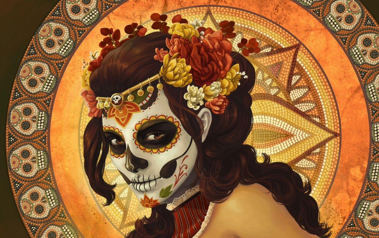 Dia de Muertos Painting wallpapers