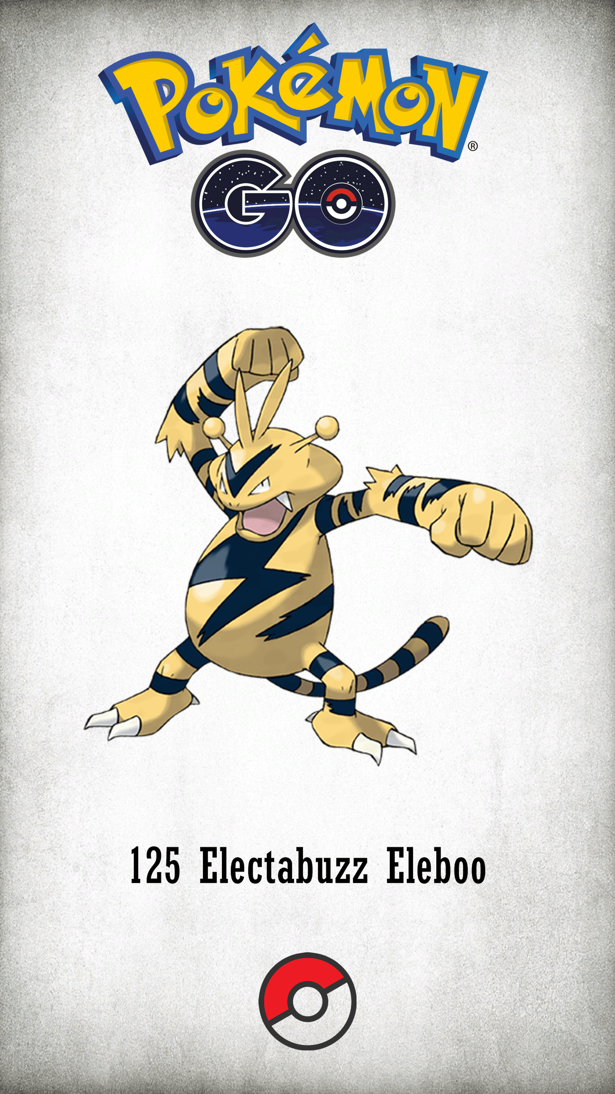 125 Character Electabuzz Eleboo