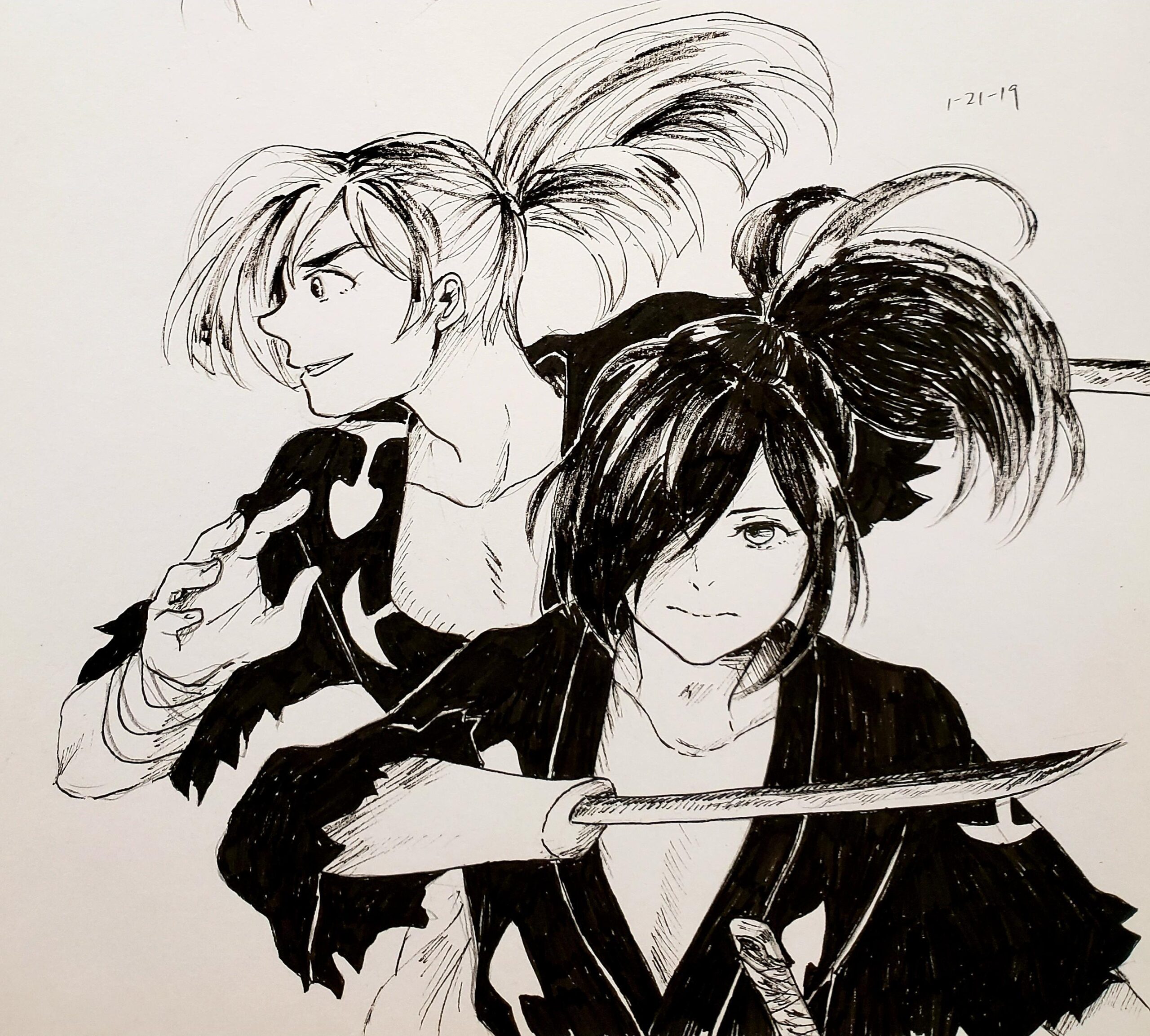 I drew] manga and anime Hyakkimaru : anime