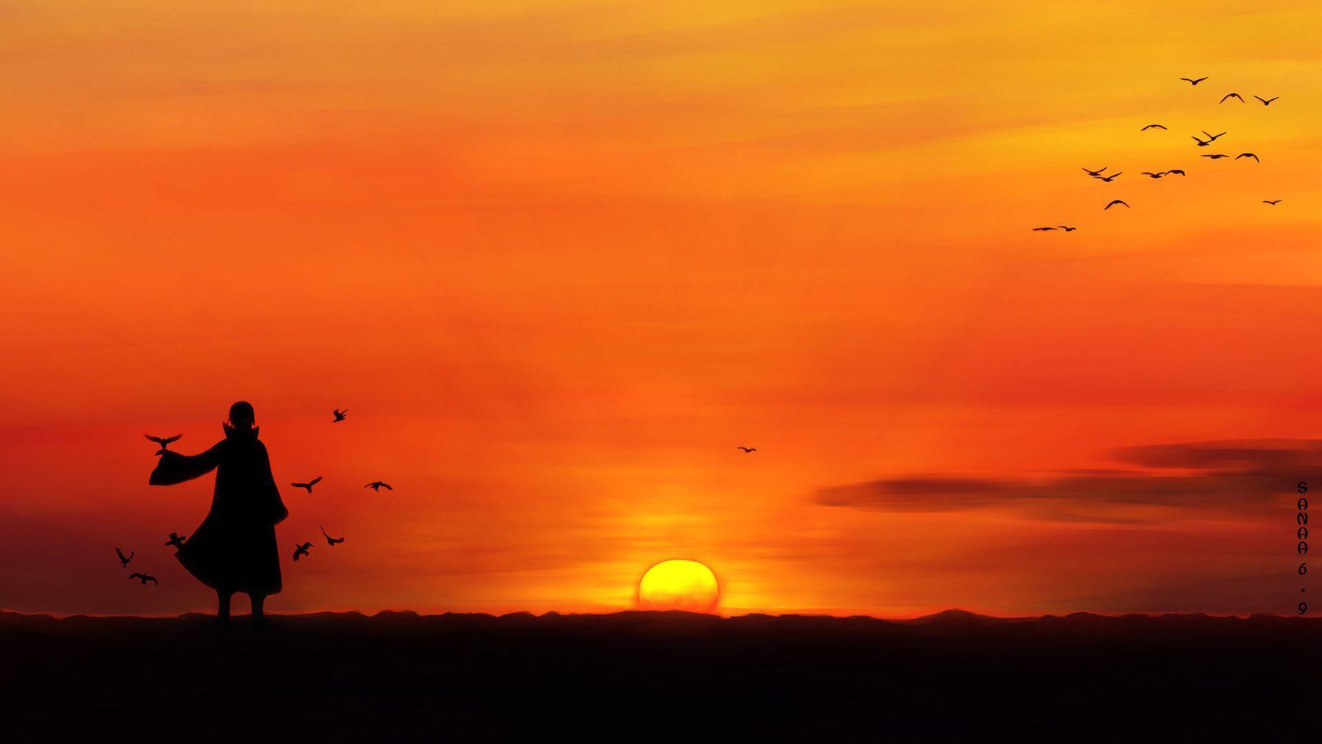 Itachi Uchiha Sunset 8i Wallpapers HD