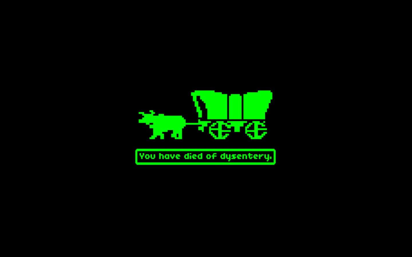 Oregon Trail Black Dysentery HD wallpapers