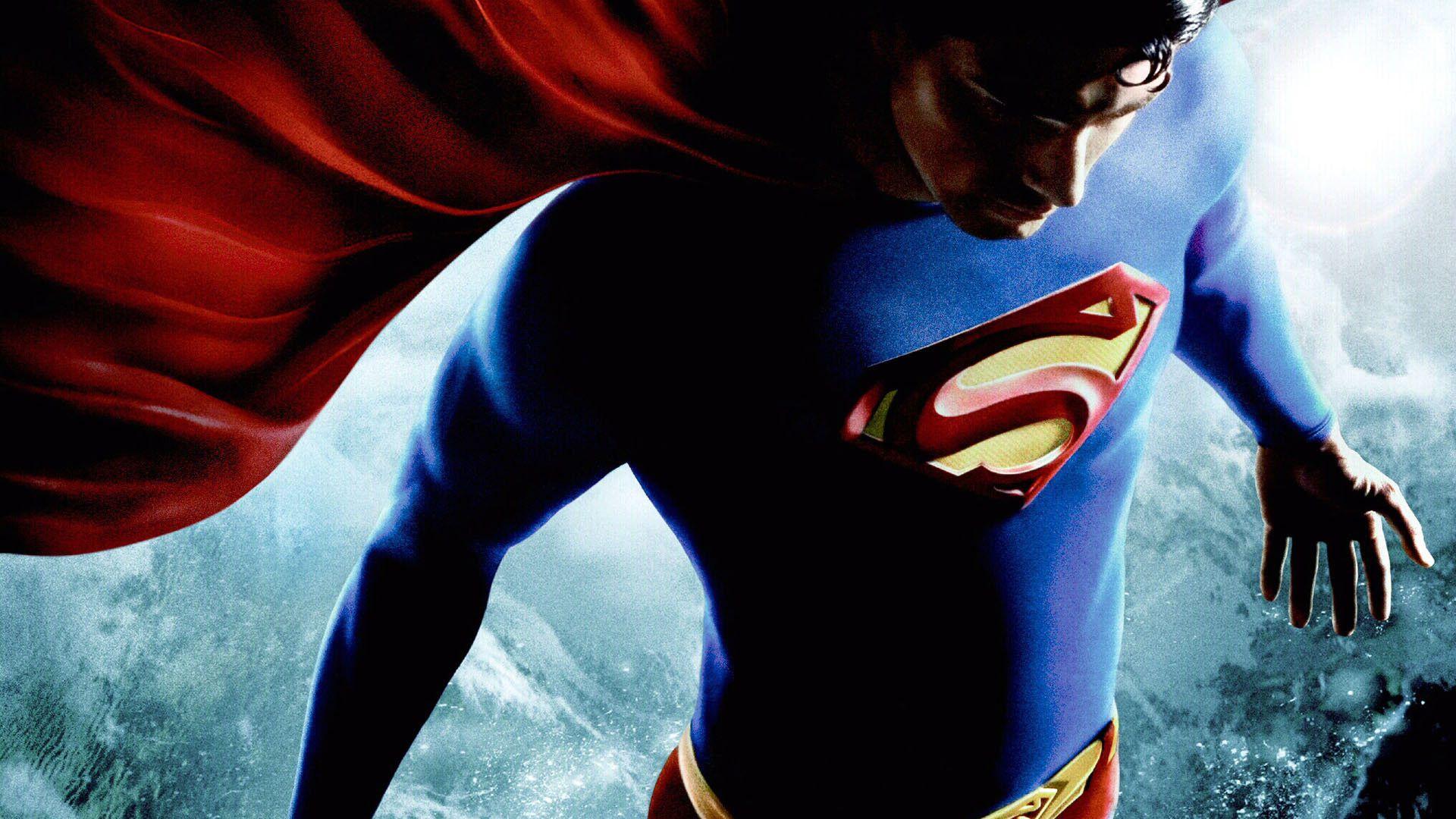 Superman Returns Above Earth Cartoon Full HD Wallpapers for Sony