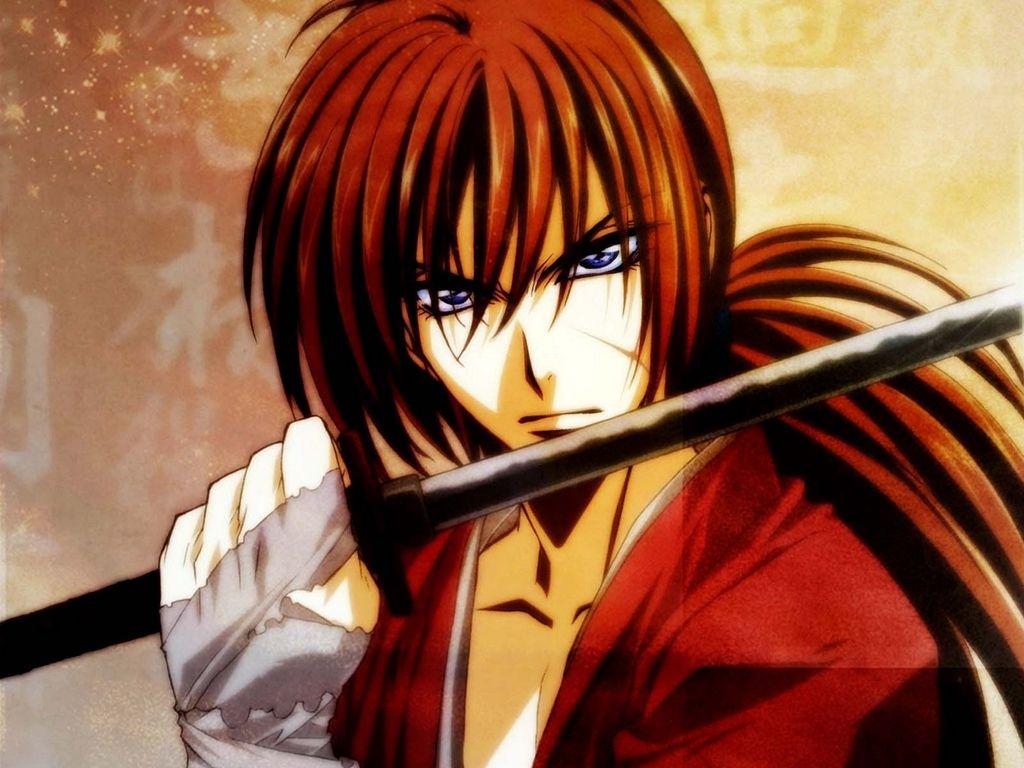 Download wallpapers kenshin himura, rurouni kenshin, art