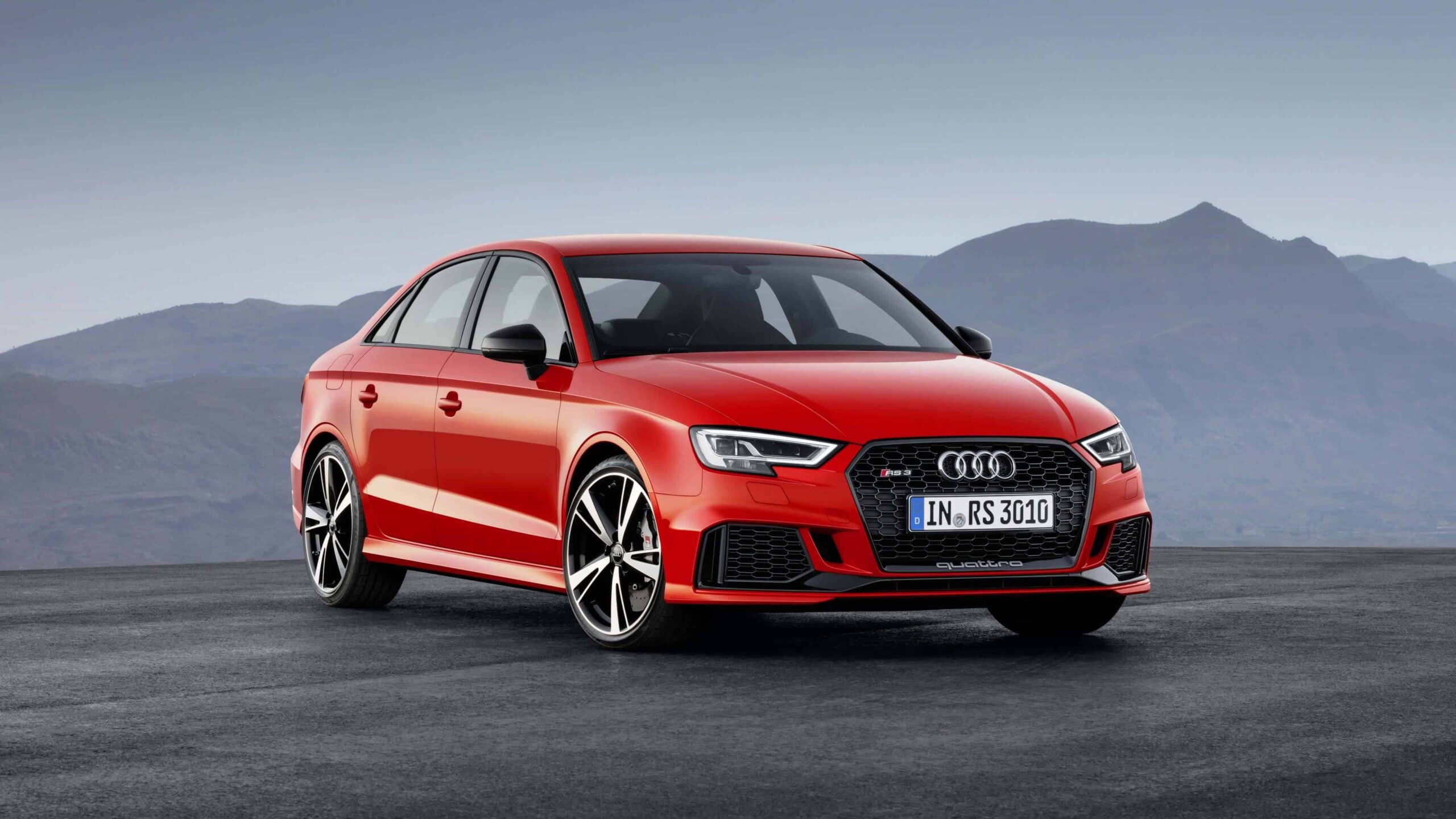 Audi RS3 Red Sportback UHD 4K Wallpapers