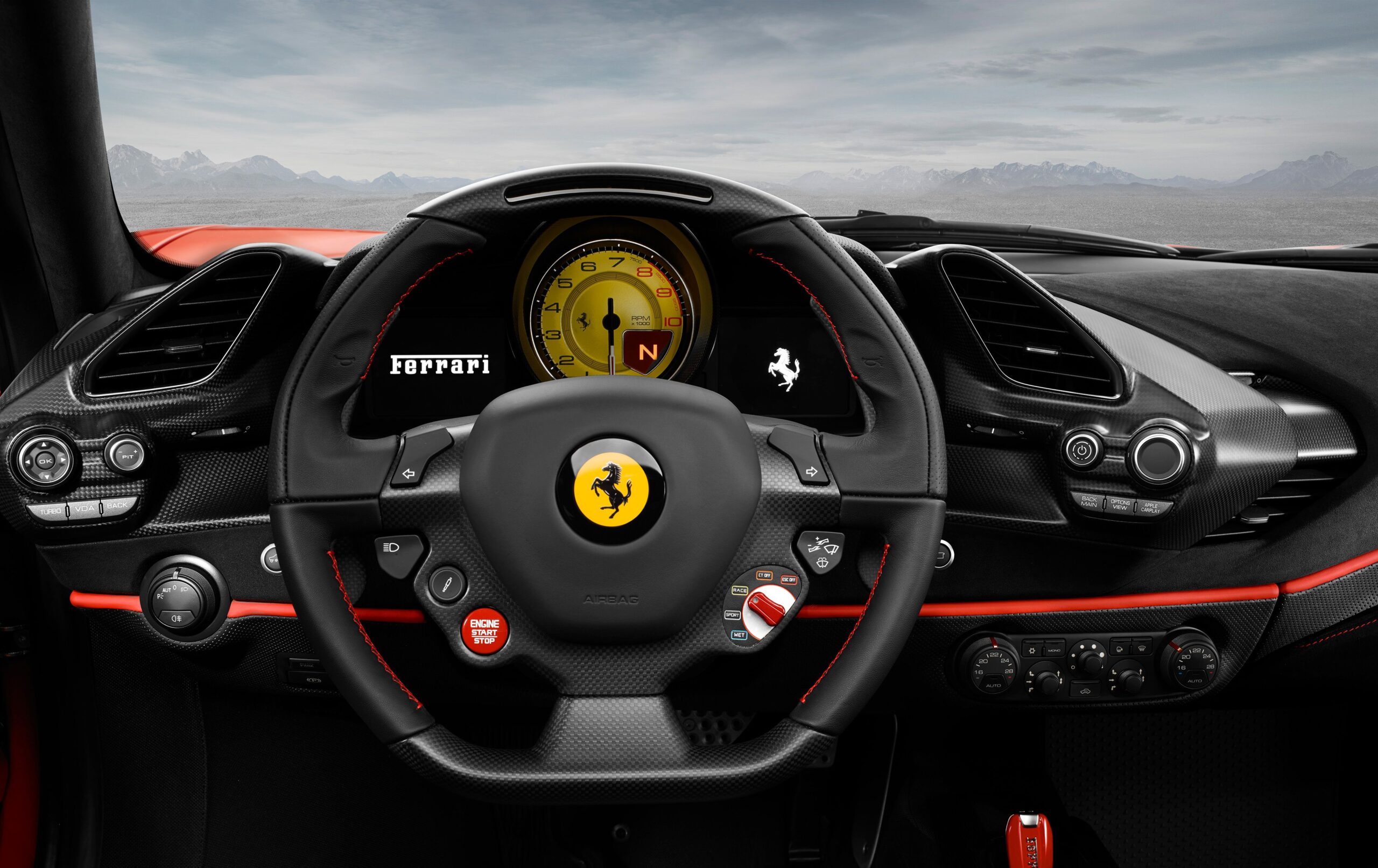 Ferrari 488 Pista Front Panel 2018, HD Cars, 4k Wallpapers, Image