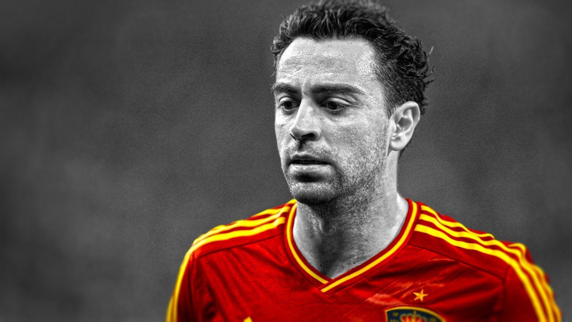 Xavi Hernandez Spain national team image in HD