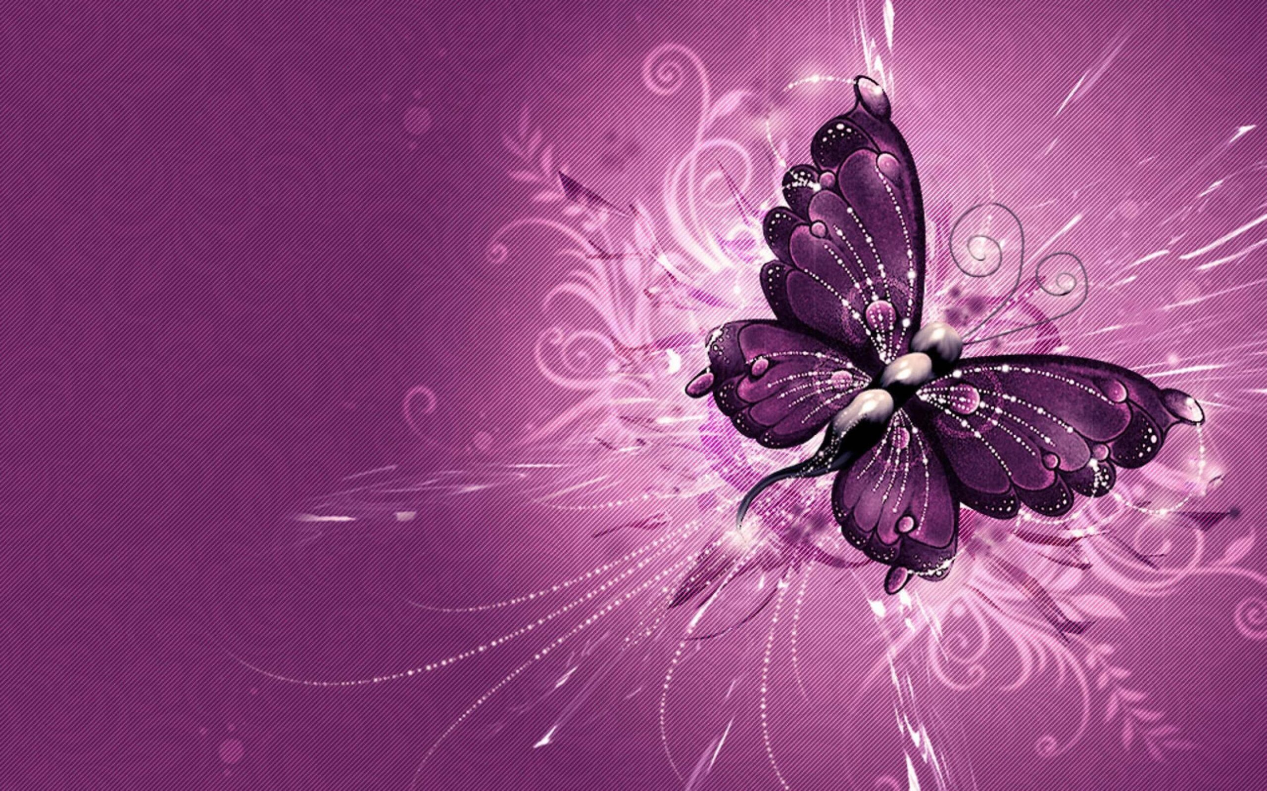 Purple Butterfly Wallpapers