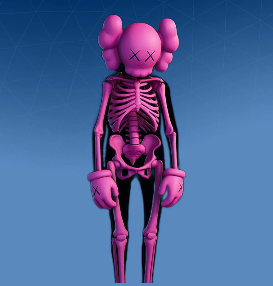 Kaws Skeleton Fortnite wallpapers