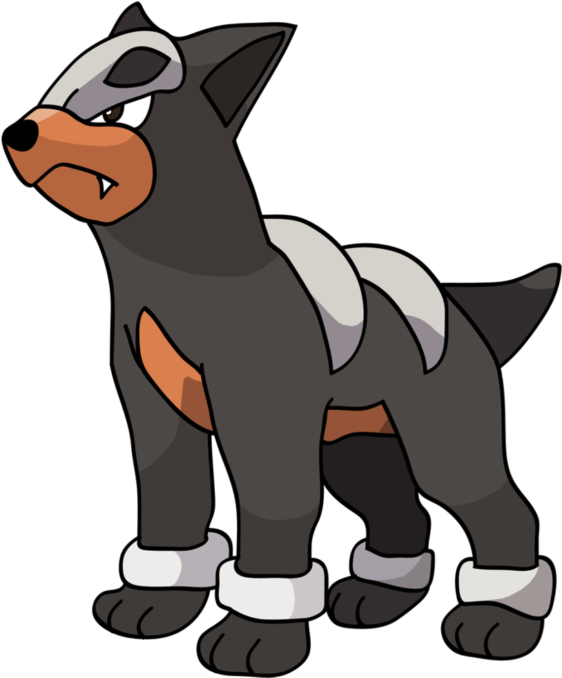 Houndour Redraw by KirkButler