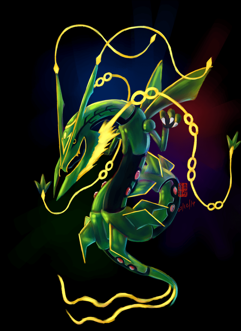 SP: Mega Rayquaza The Last Airbender LOL by AoronQinG