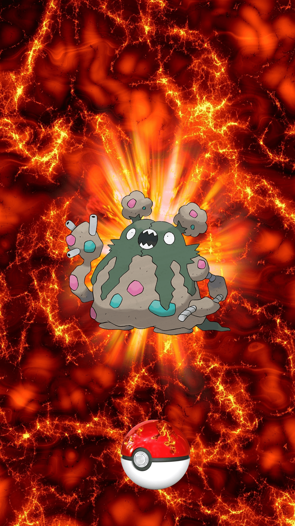 569 Fire Pokeball Garbodor Dustdas 102 Trubbish