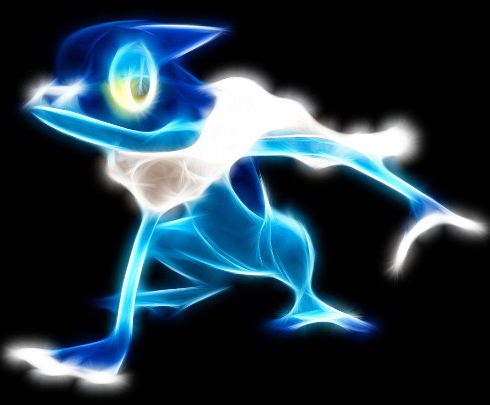 Frogadier neon by darthsaber89