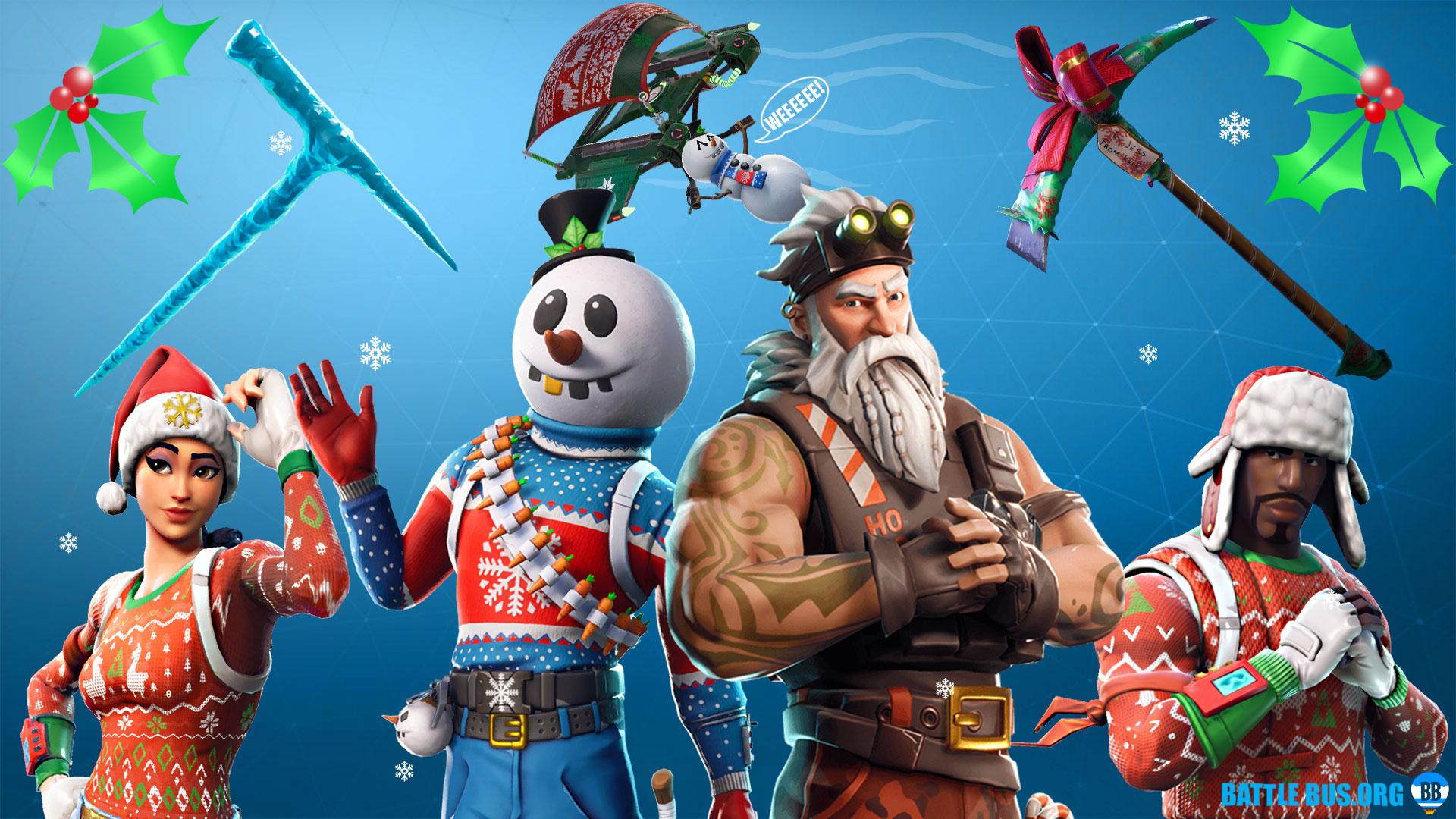 Every Fortnite Christmas skin so far!