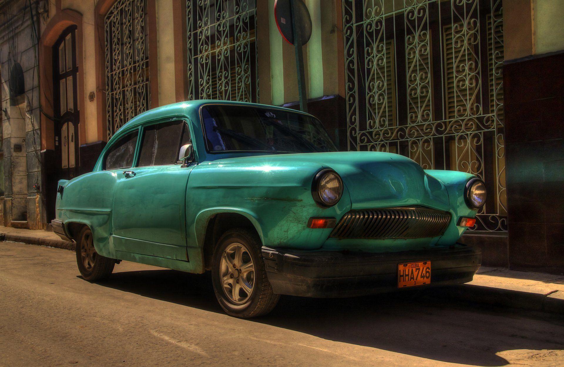 vehicles retro street cuba havana HD wallpapers