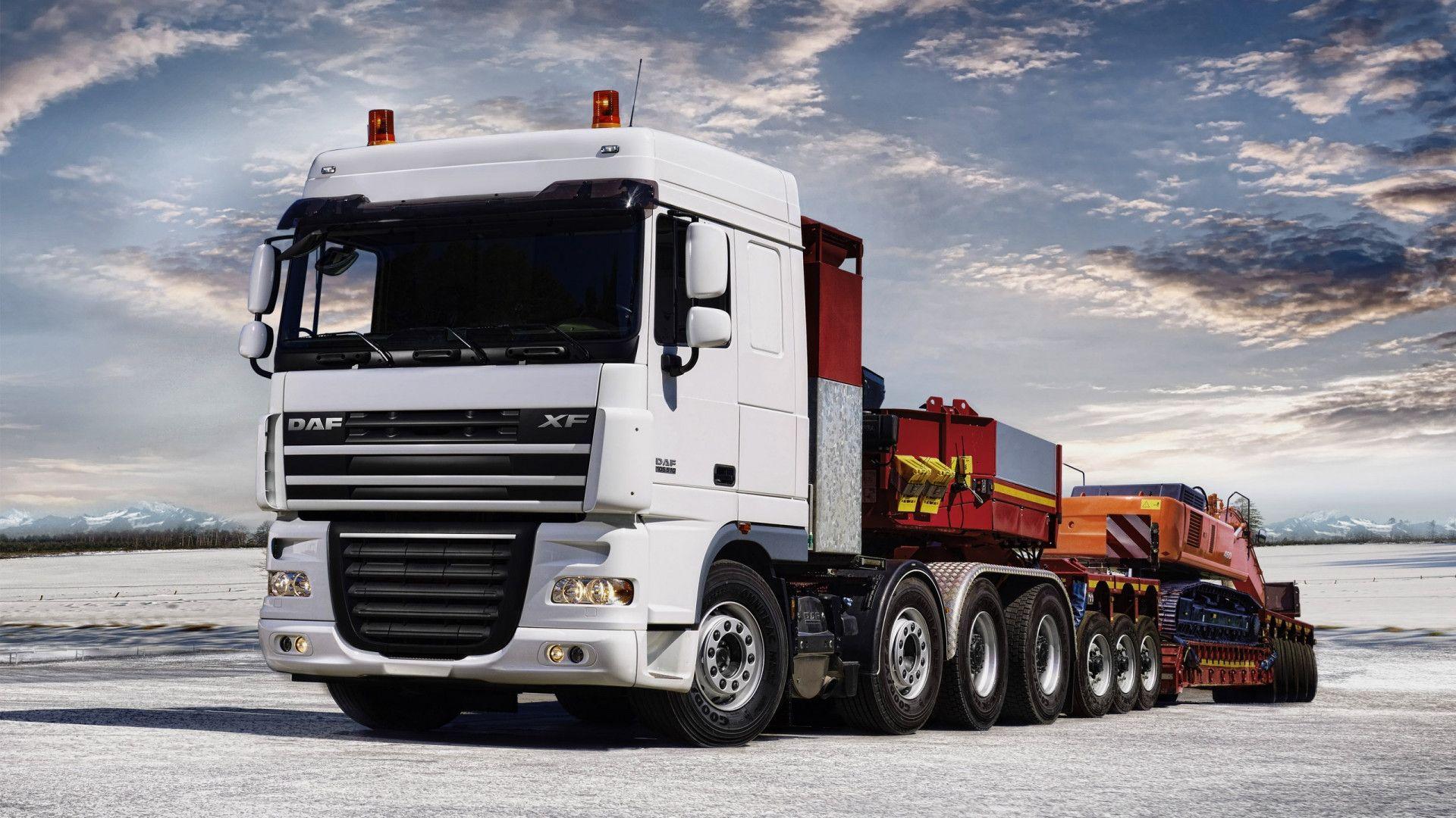 White Daf Truck Wallpapers Wallpapers