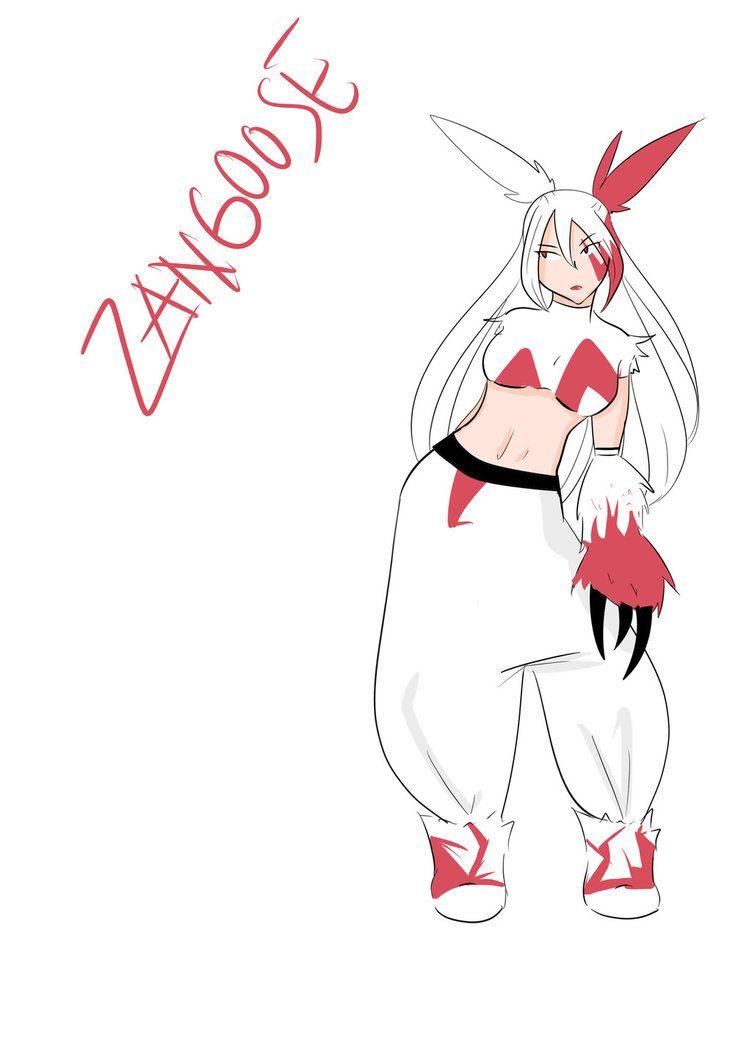 Human Zangoose by TheWickedDreamer