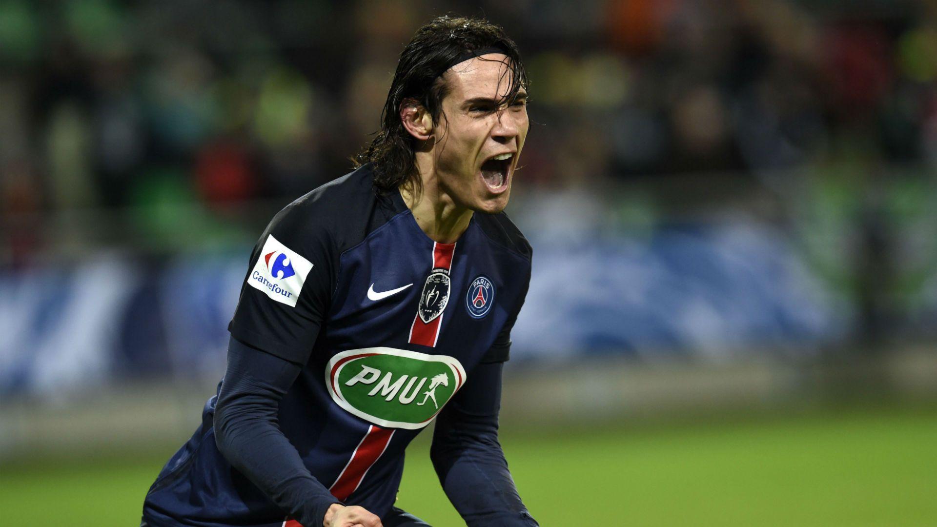 Edinson Cavani PSG ASSE Coupe de France 02032016