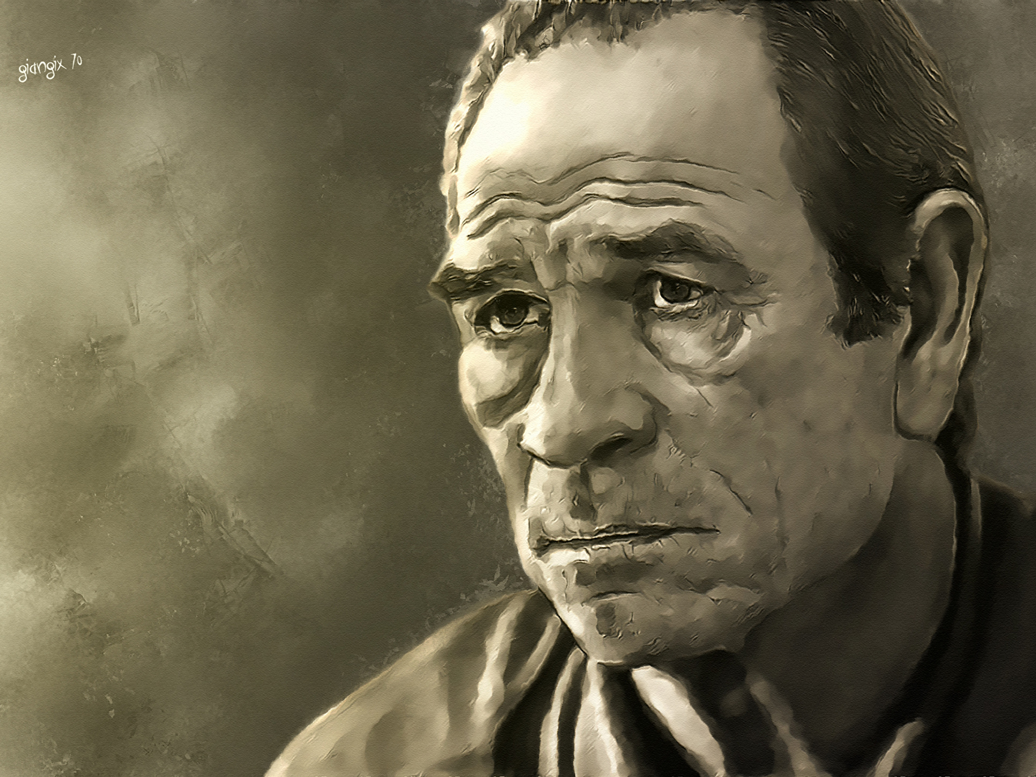 Pictures Man Tommy Lee Jones Face Celebrities Painting Art