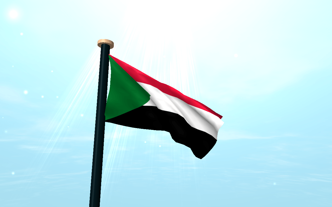 Sudan Flag 3D Free Wallpapers