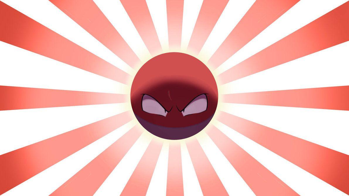 Voltorb Rising Sun by Mckodem