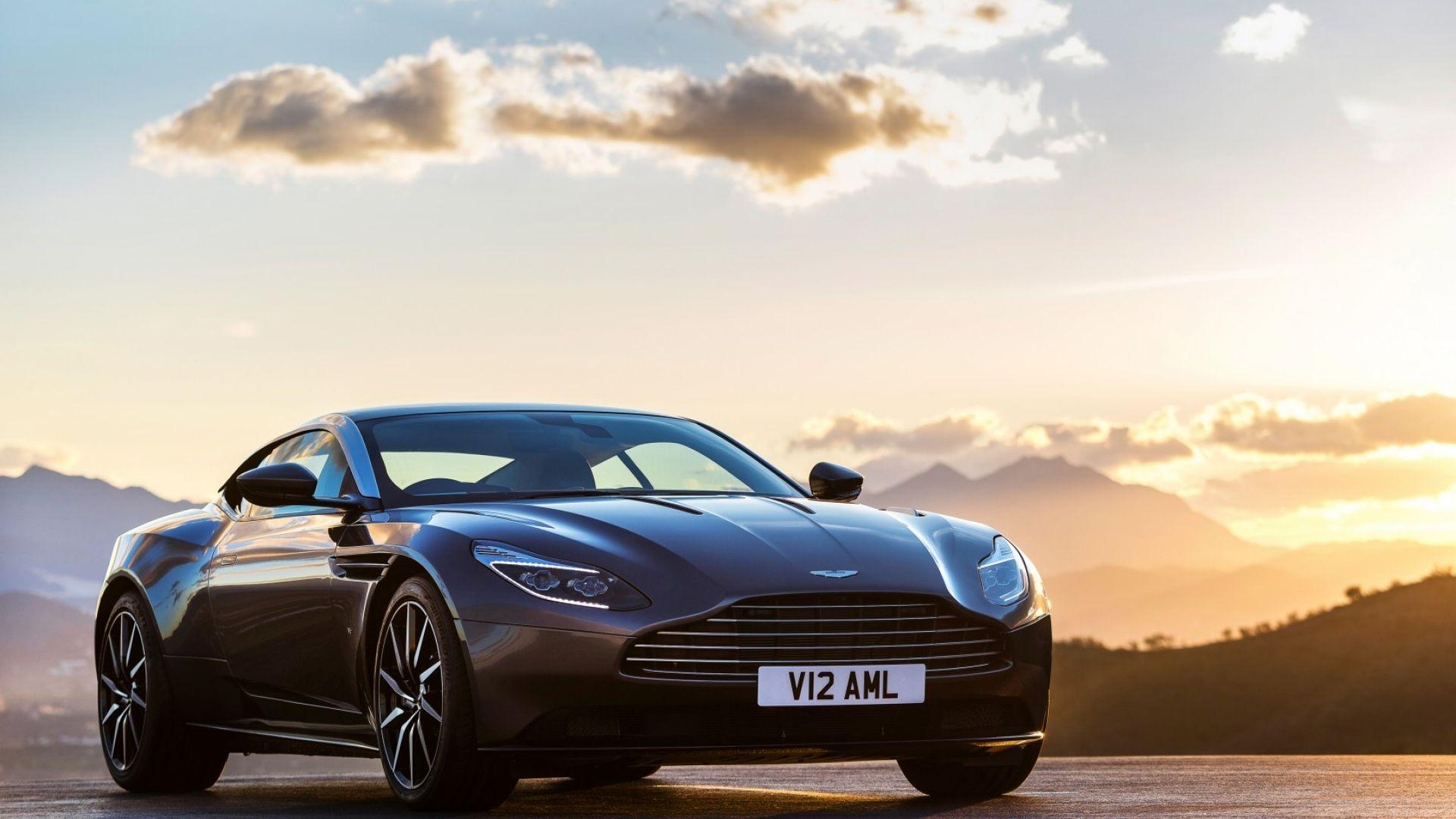 Download Wallpapers Aston martin, Db11, Side view Full HD