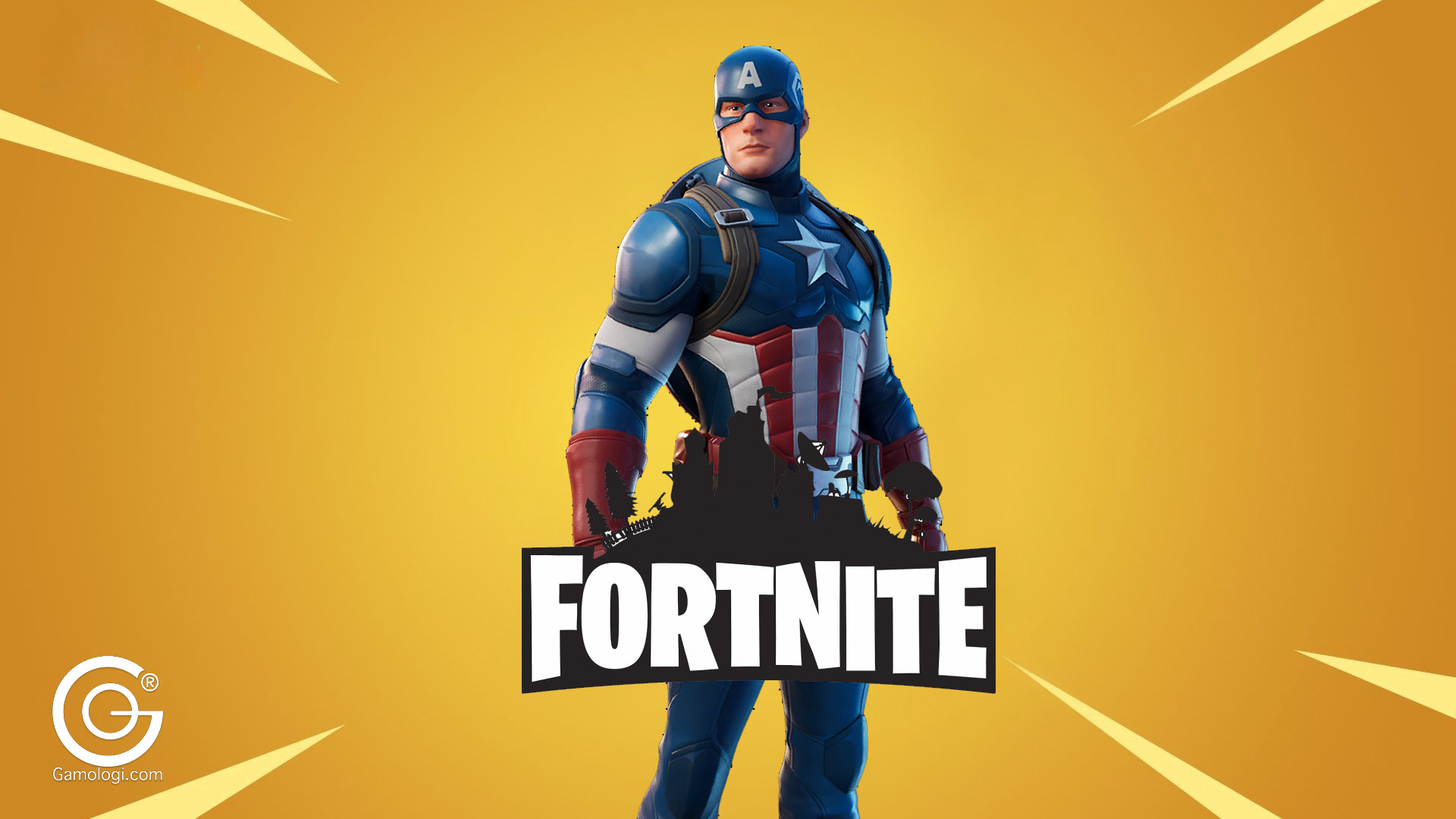 Captain America Fortnite wallpapers