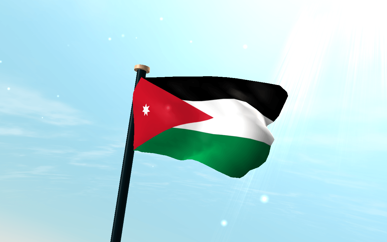 Jordan Flag 3D Free Wallpapers