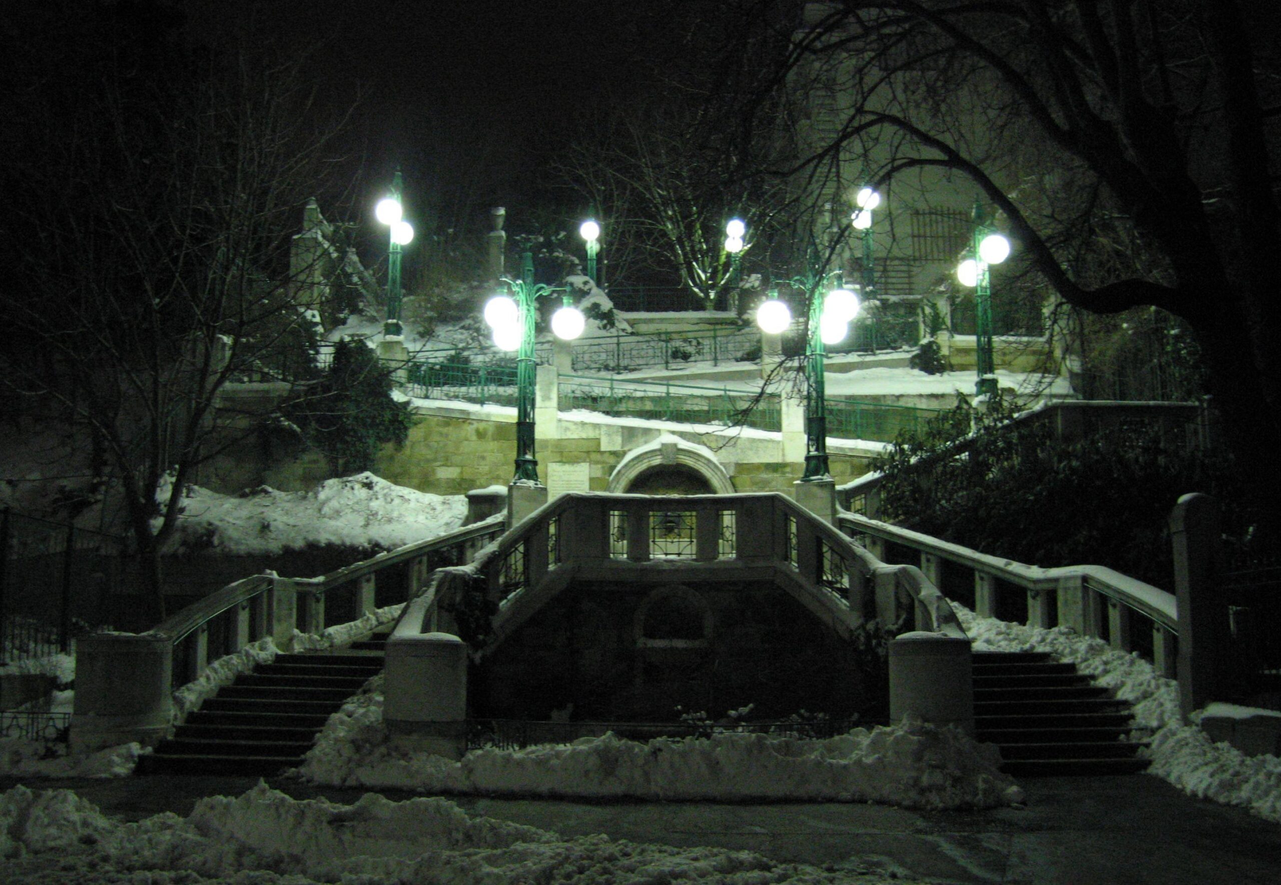 Winter park in Vienna, Austria wallpapers and image