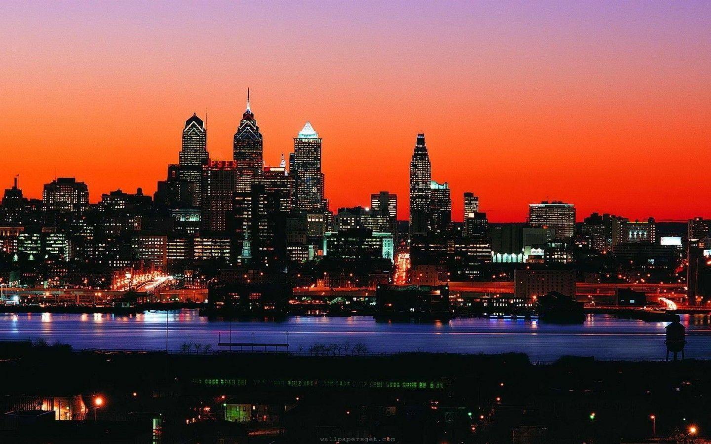 philadelphia usa skyline Wallpapers