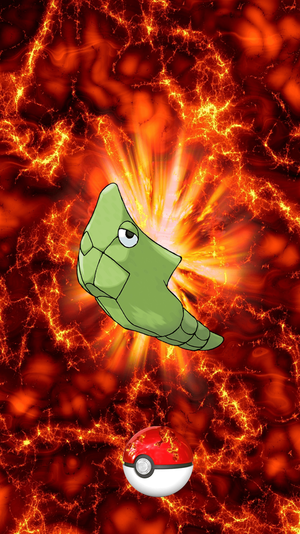 011 Fire Pokeball Metapod Transel Caterpie