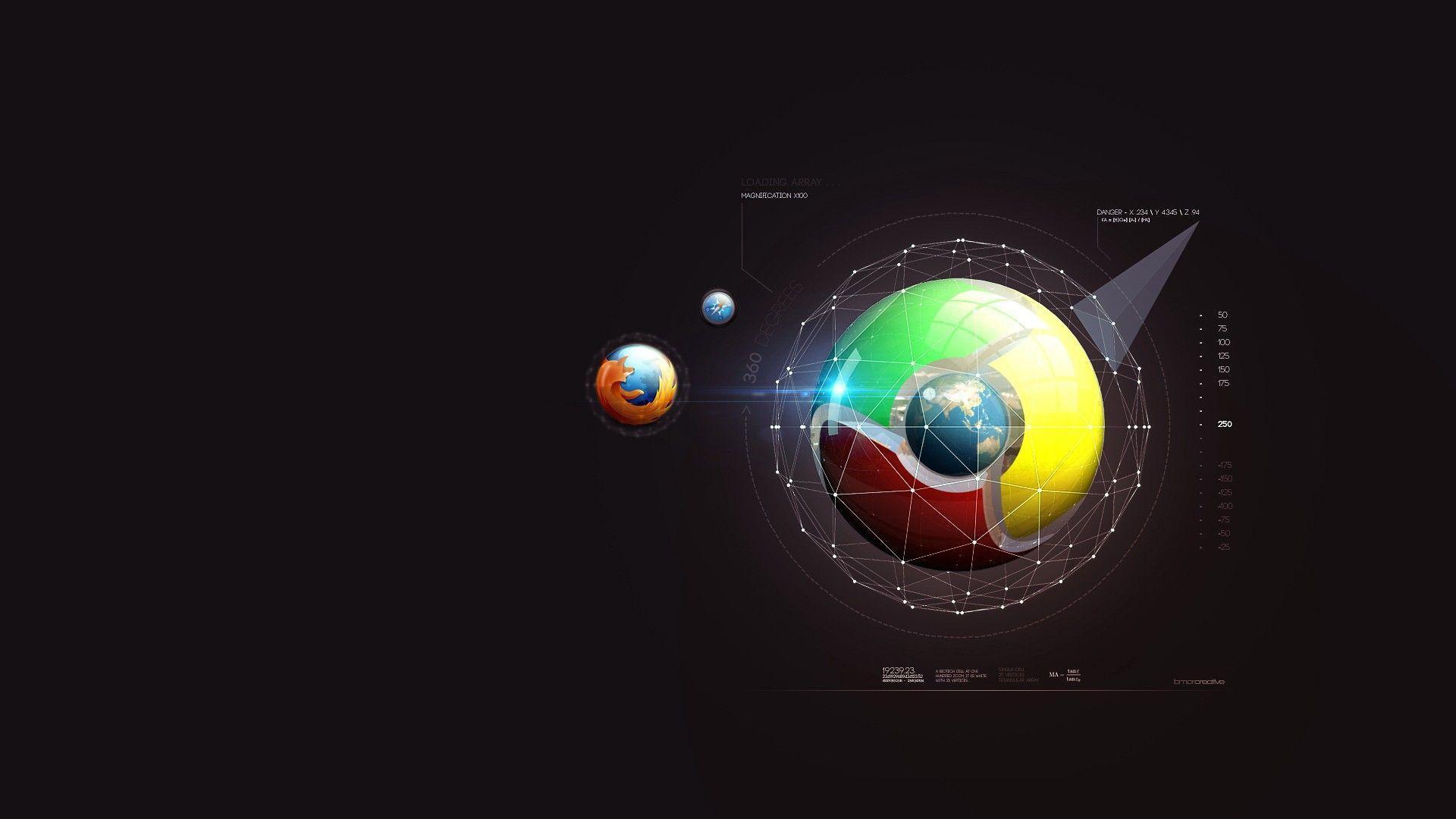 Firefox и Google chrome wallpapers and image