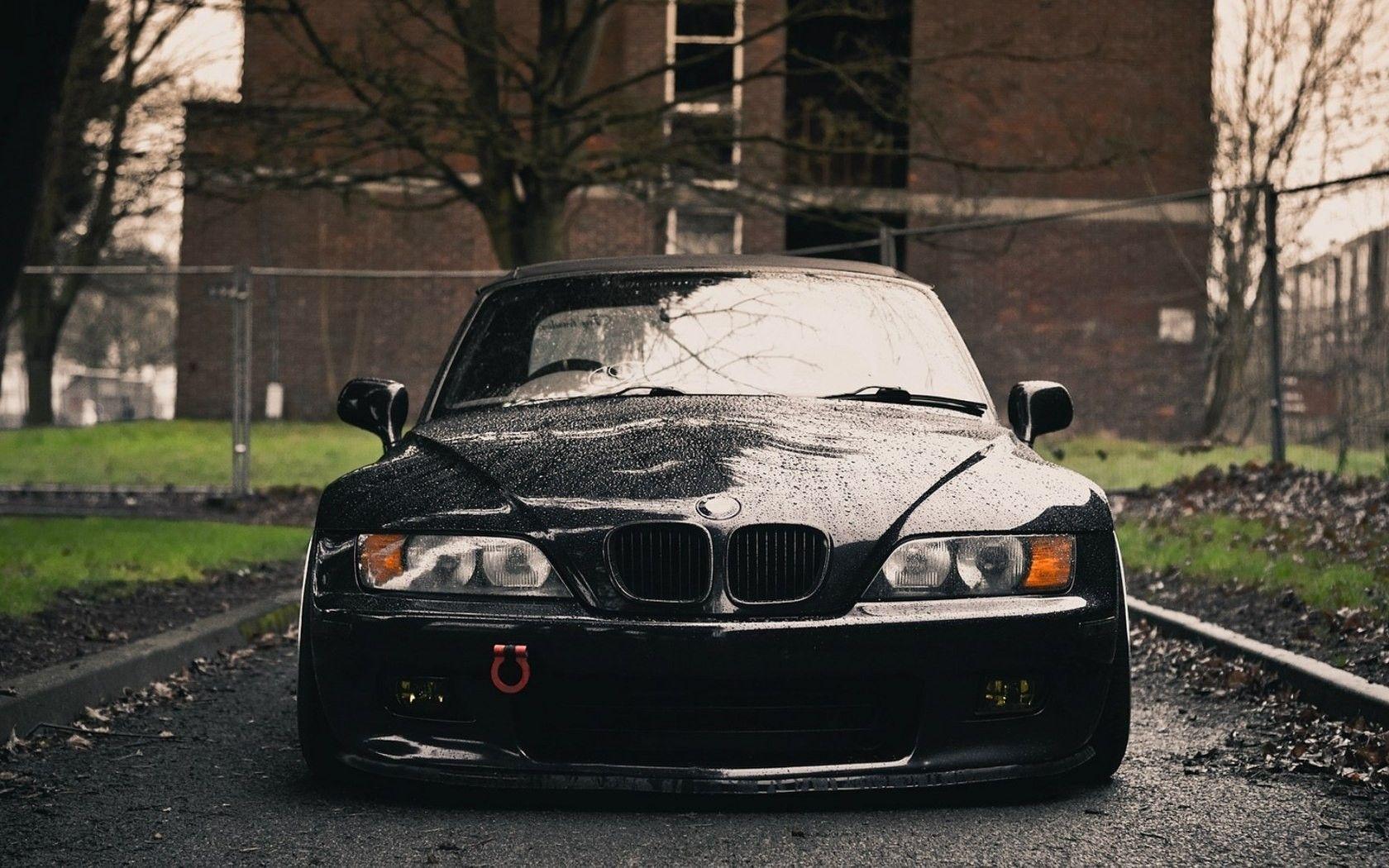 Black BMW M3 Front View Desktop Wallpapers