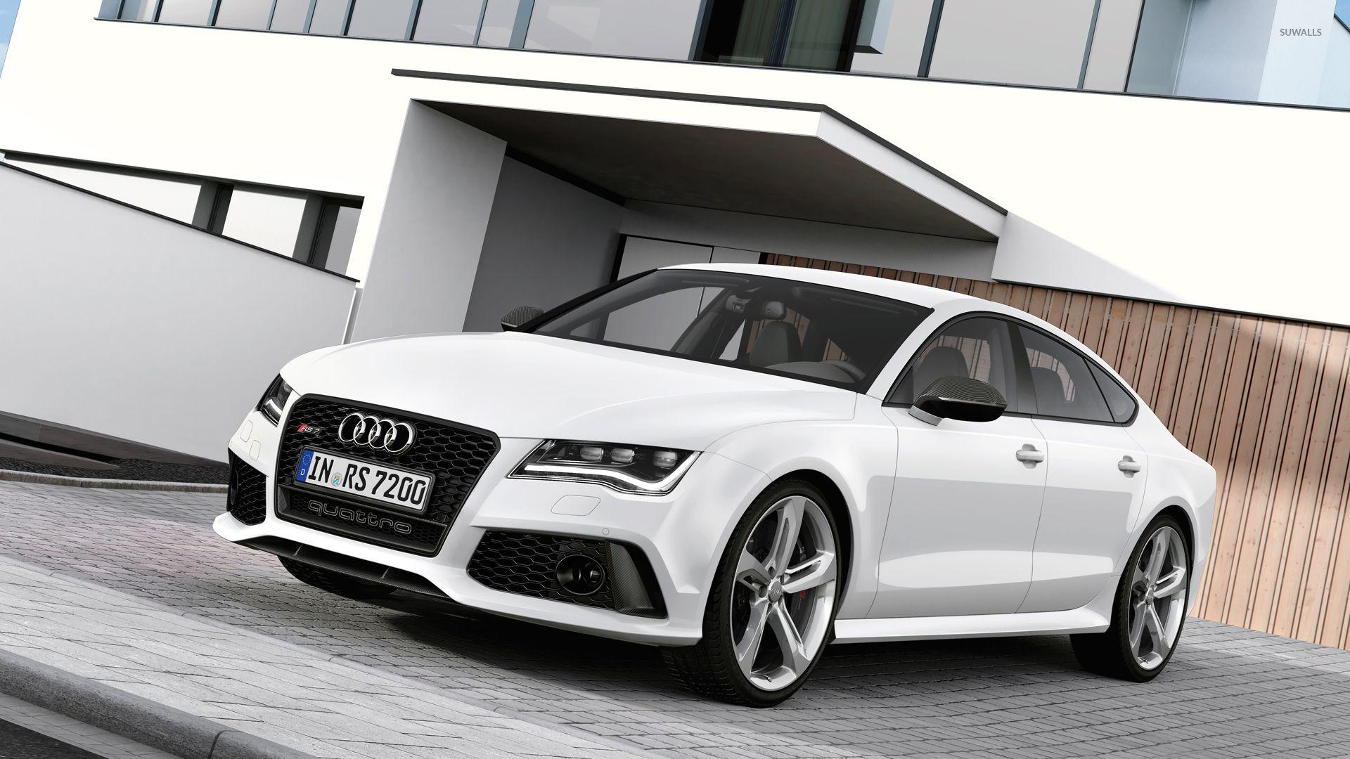 2014 White Audi RS7 Sportback wallpapers