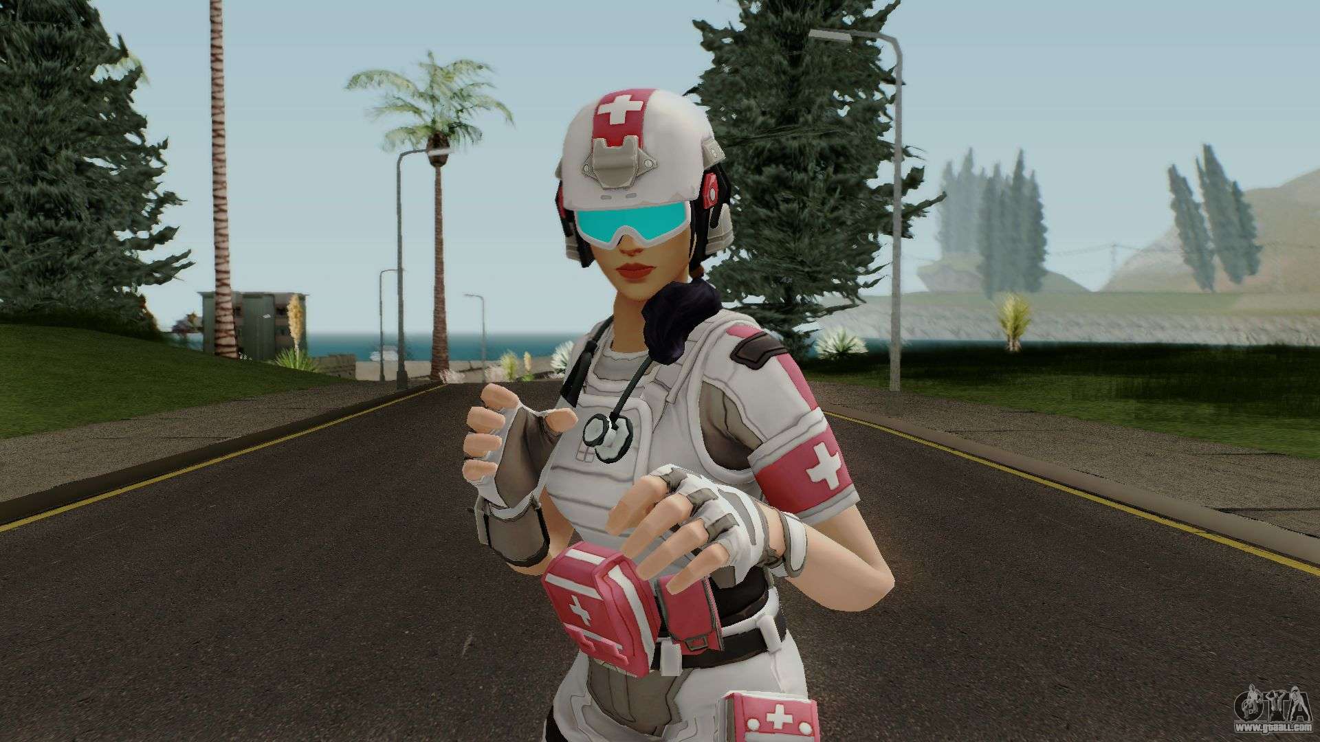 Fortnite Field Surgeon Female for GTA San Andreas