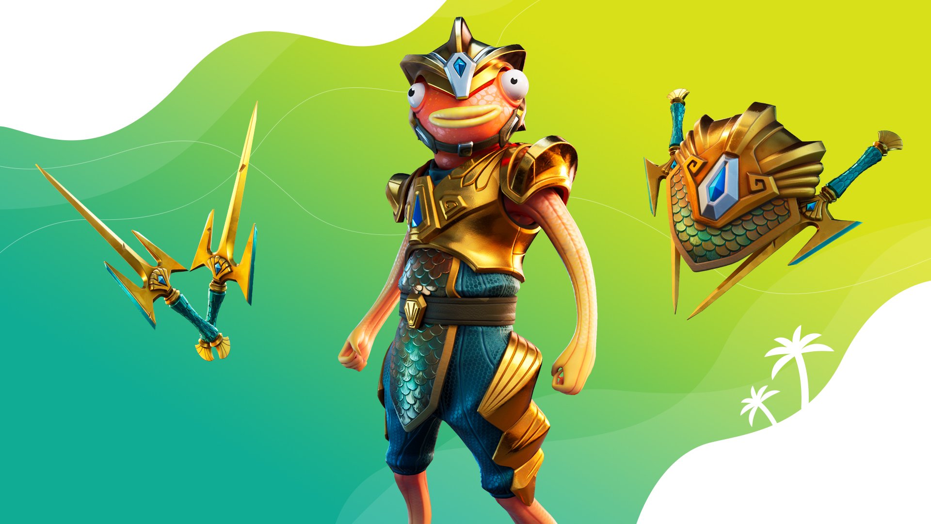 Atlantean Fishstick Fortnite wallpapers