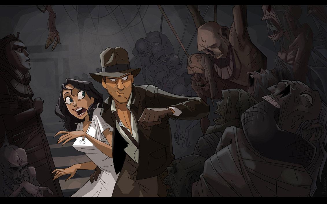 Indiana Jones animated concept art