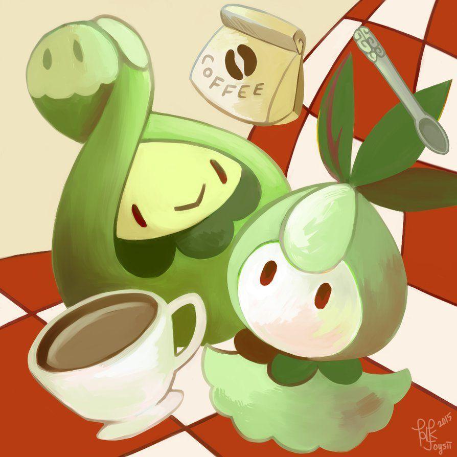 Budew and Petilil by Joysii