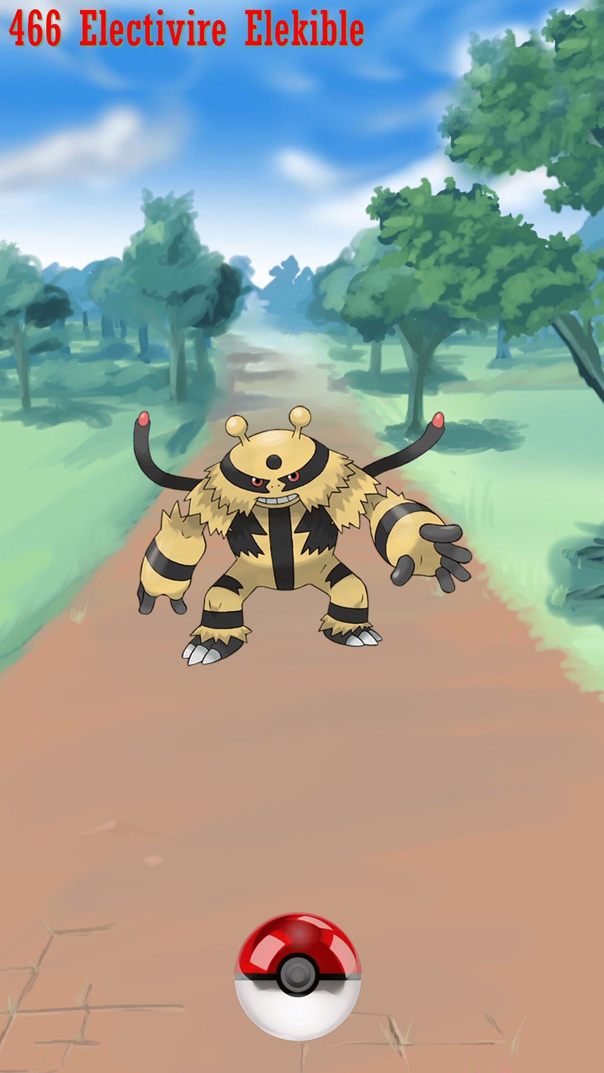 466 Street Pokeball Electivire Elekible