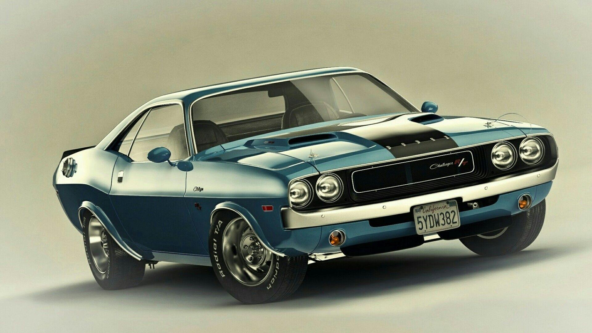 1970 Dodge Challenger R/T Hot American Car Wallpapers