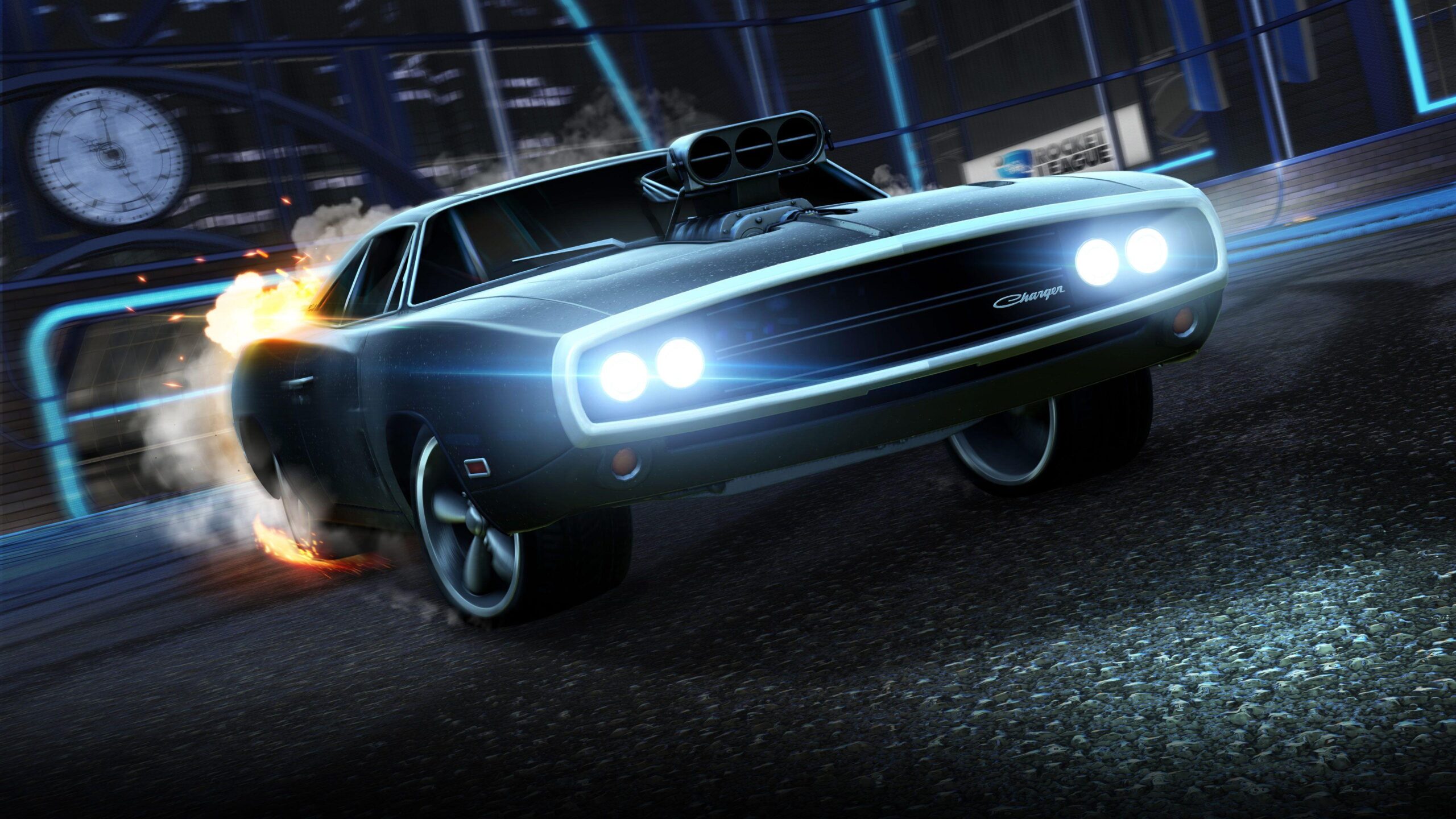 Wallpapers Dodge Charger, Fast & Furious, Rocket League, 4K, Games