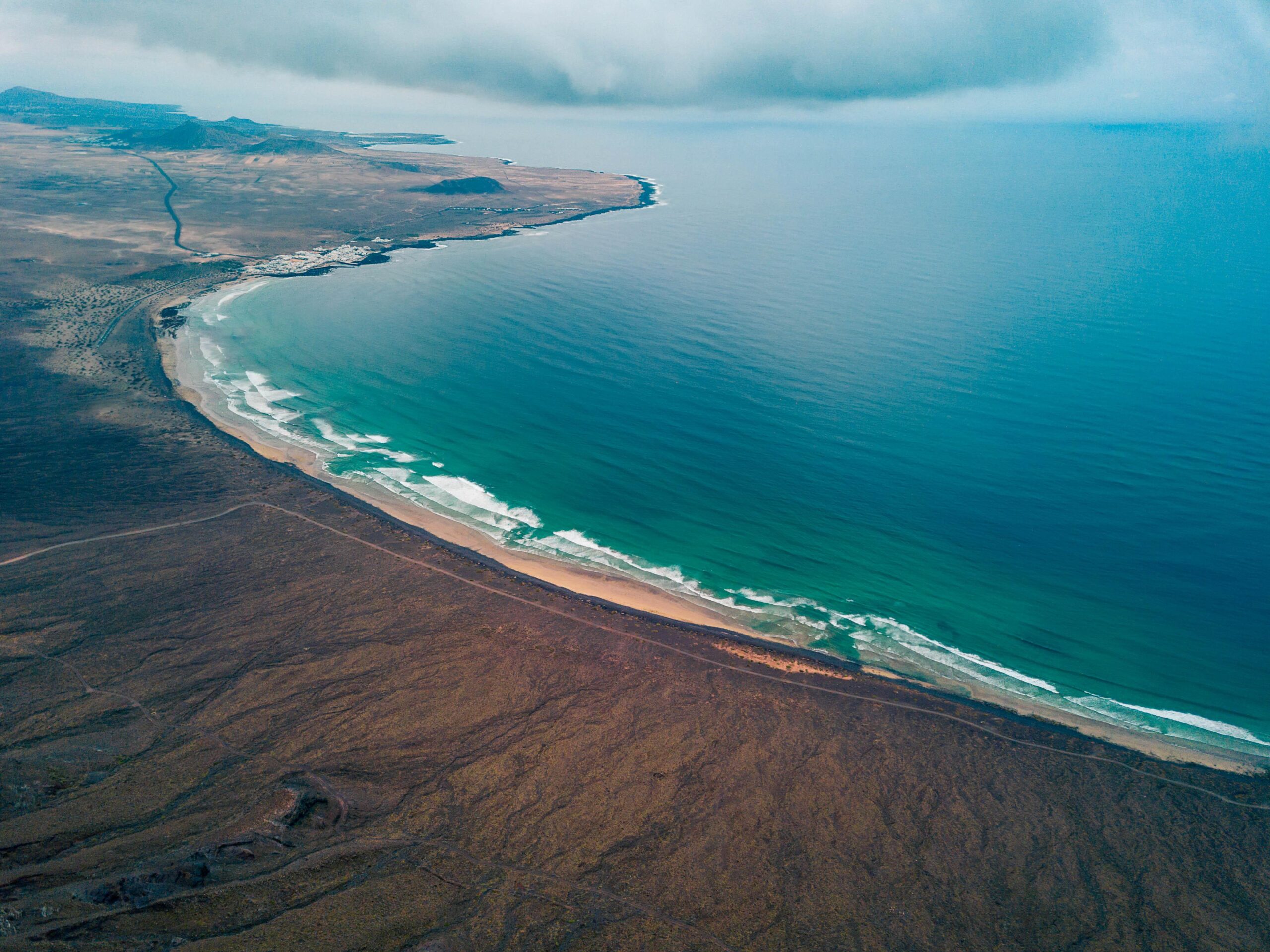 wallpapers ocean, coast, las nieves, canary islands, spain HD