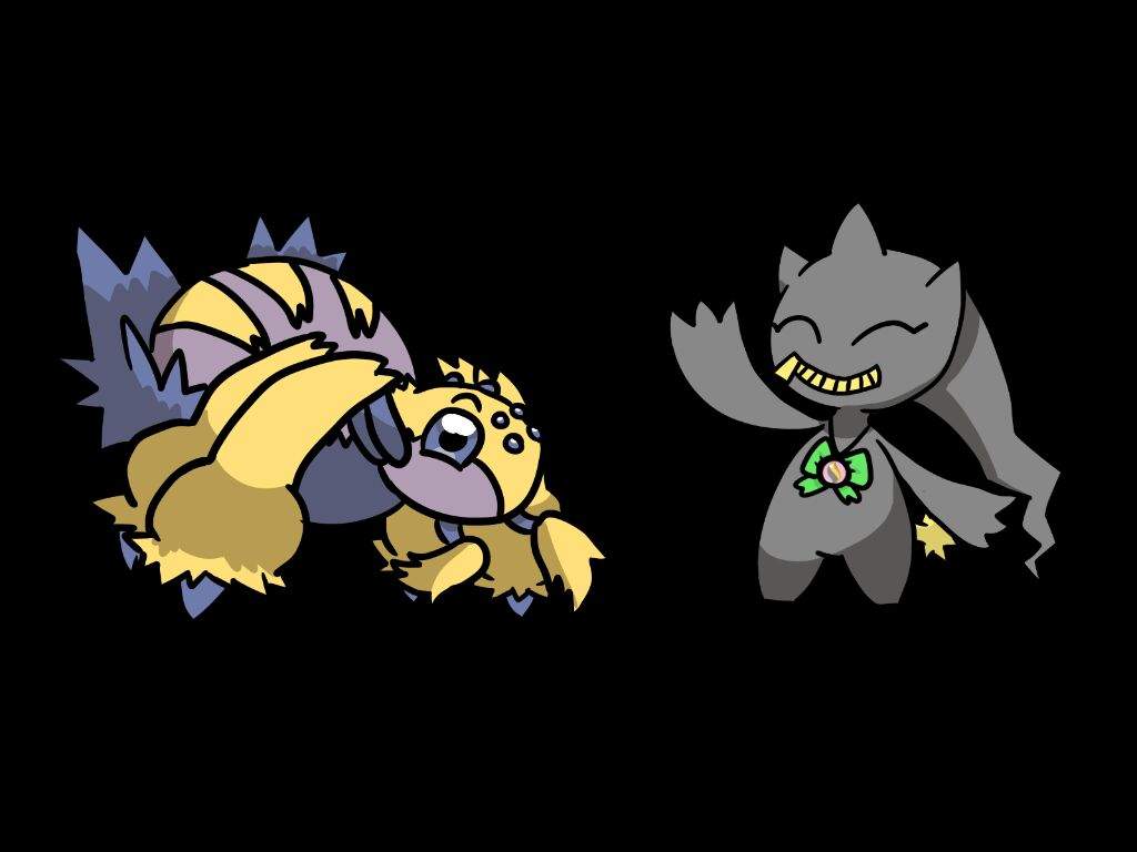 Galvantula and Banette have entered the building!