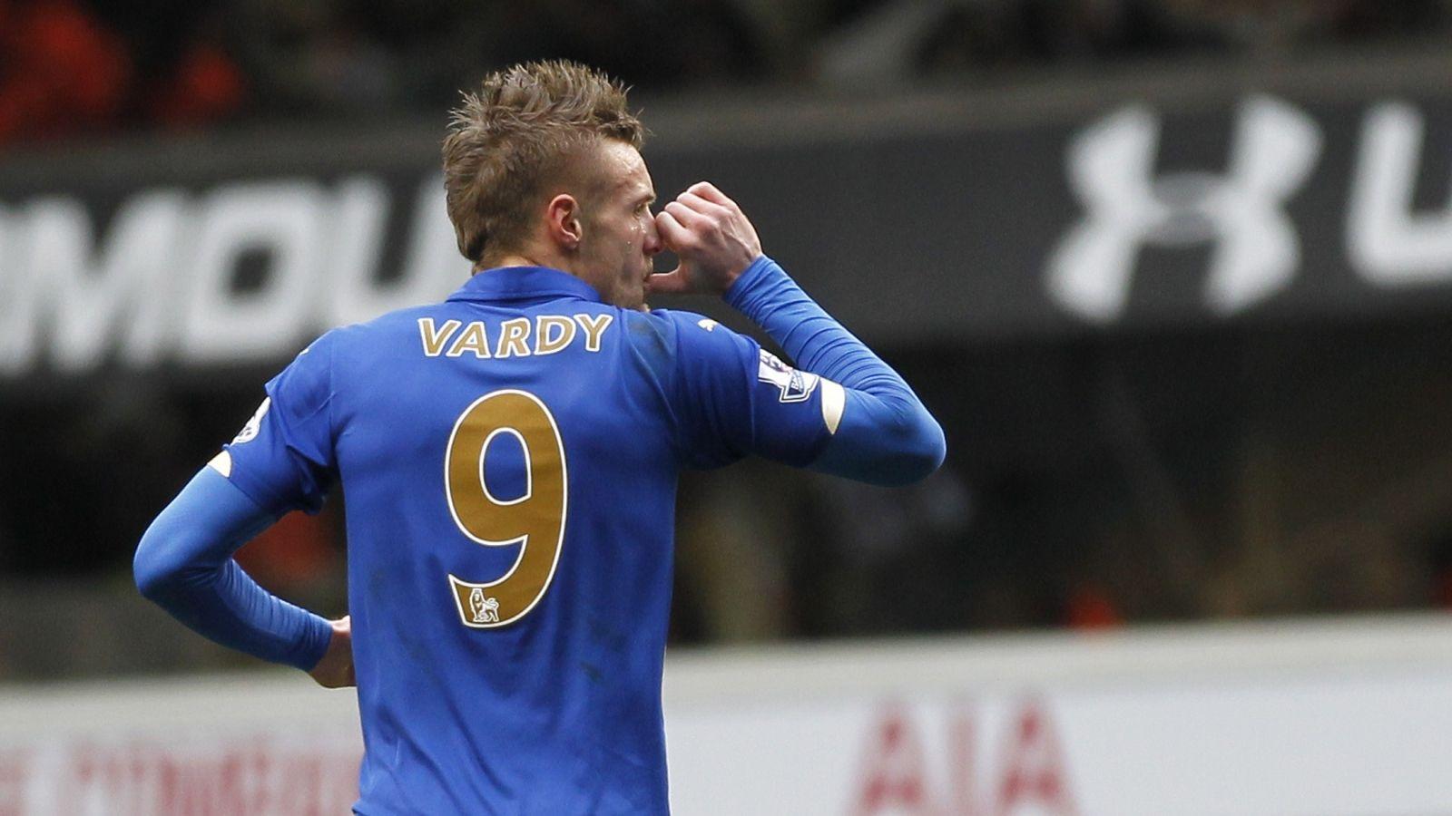 Download Wallpapers Jamie vardy, Liverpool, Leicester city