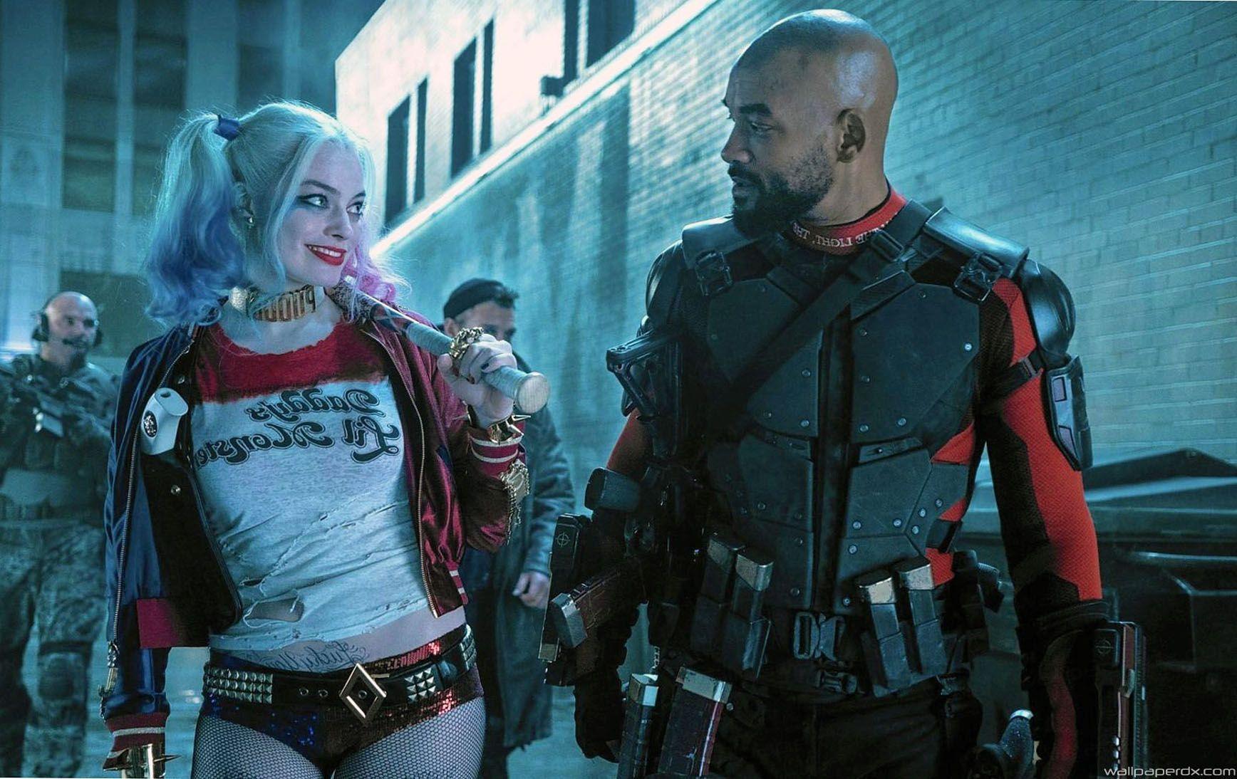 deadshot and harley quinn suicide squad 2016 wide full hd wallpapers