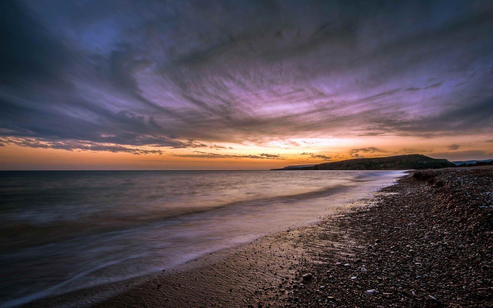 Paramali Beach Cyprus Sunset wallpapers