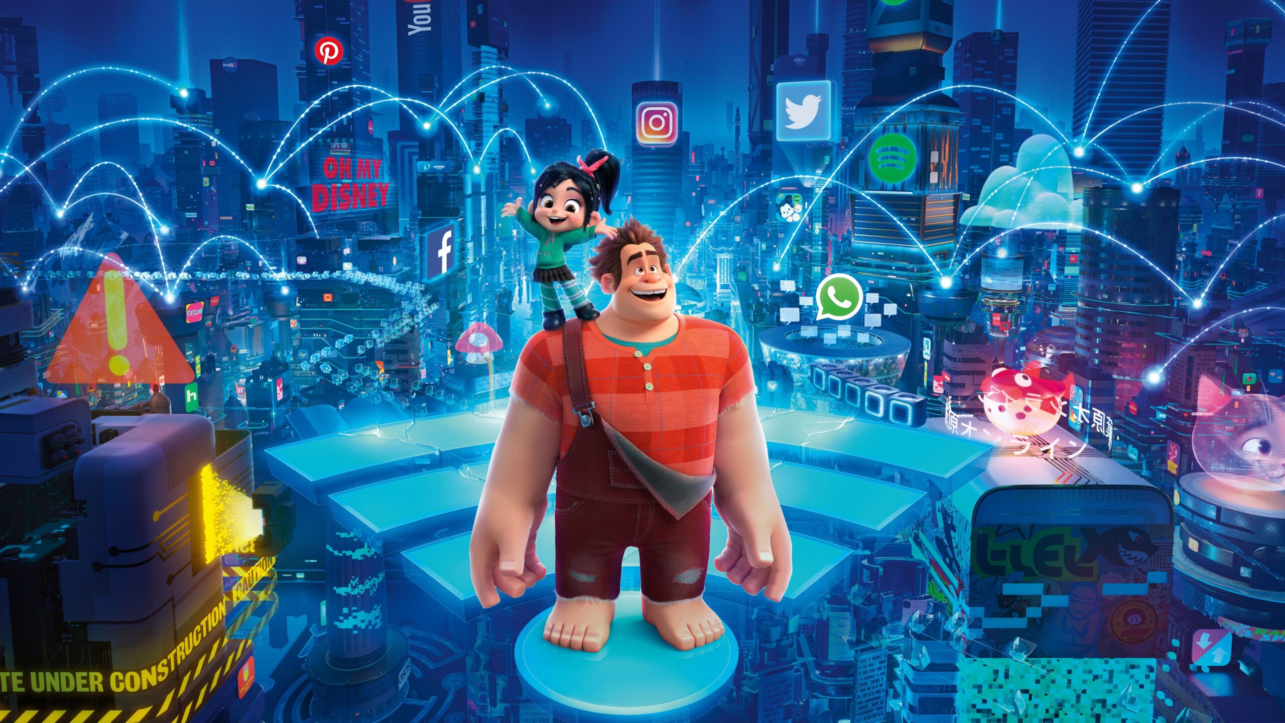 Download Ralph Breaks The Internet, Animation Wallpapers