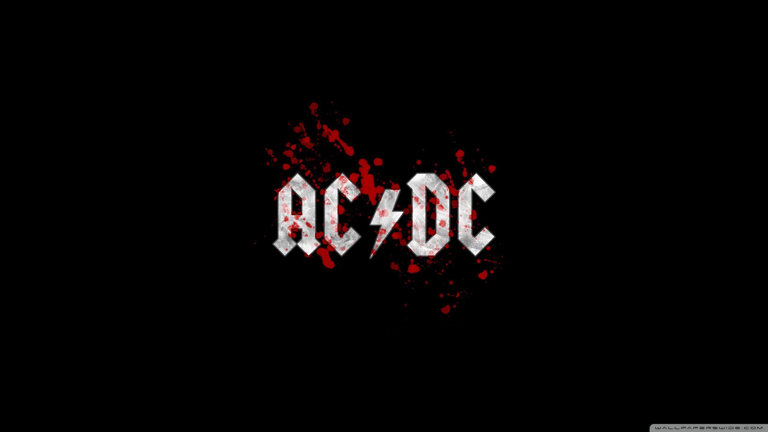 AC/DC Blood Logo HD desktop wallpapers : Widescreen : Fullscreen