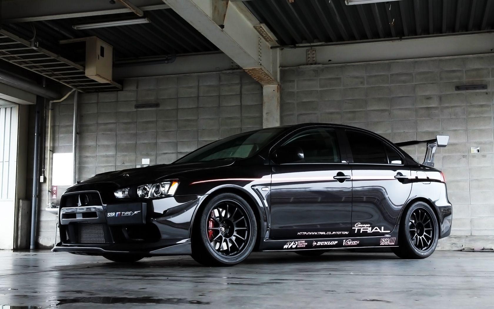 Black Mitsubishi Evo Wallpapers