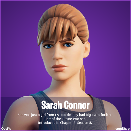 Sarah Connor Fortnite wallpapers